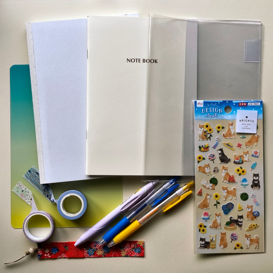 Japanese Stationery Starter Pack - Yumekirock Separate Diary Edition
