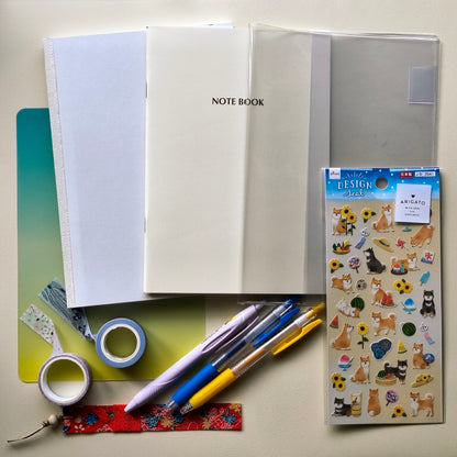 Japanese Stationery Starter Pack - Yumekirock Separate Diary Edition
